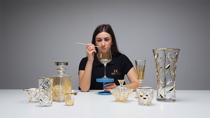 Glass and Gold Crystal
